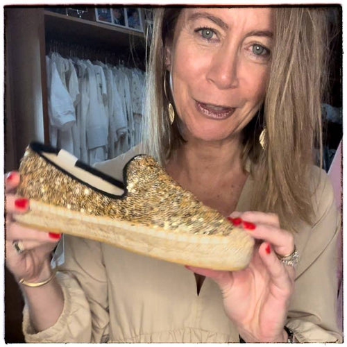 Alpargata Dorada Lentejuela image 0