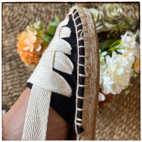 Alpargata Negra/Crudo #36, 37 image 1