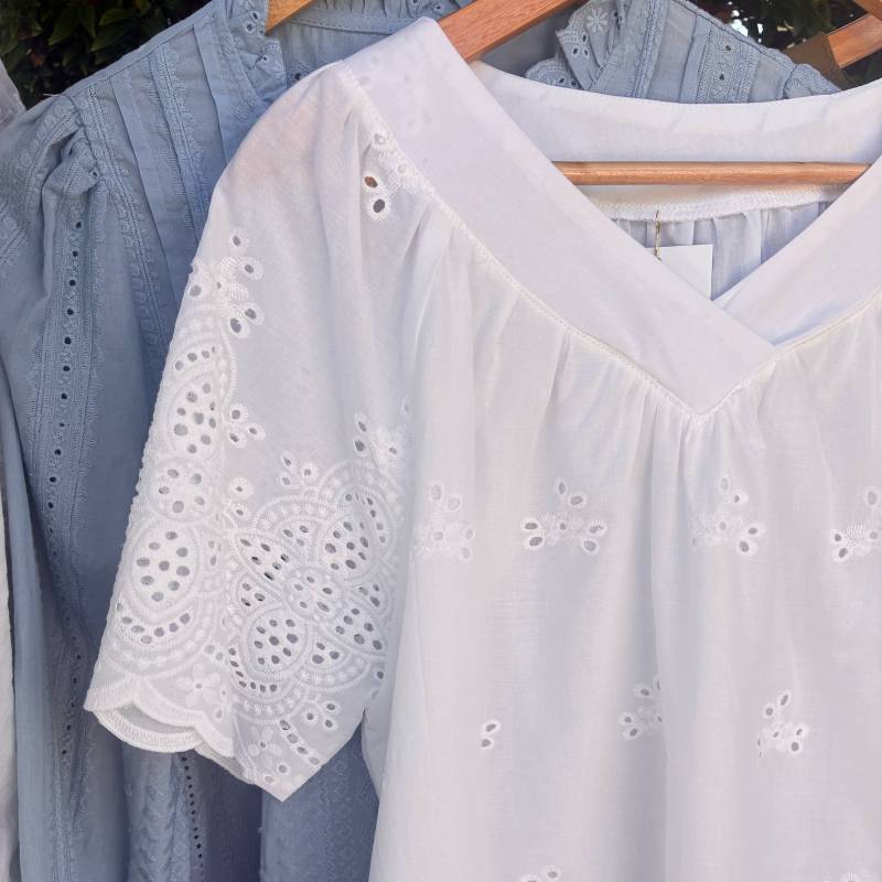 Blusa Alejandrina Blanca image 1