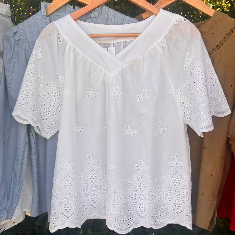 Blusa Alejandrina Blanca image 0