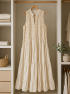 Vestido Salvia Mantequilla