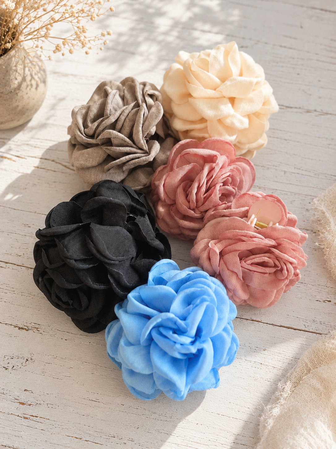 Pinches Flores Rosas
