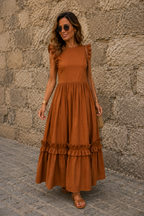 Vestido Bombai Mostaza