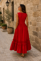 Vestido Bombai Rojo