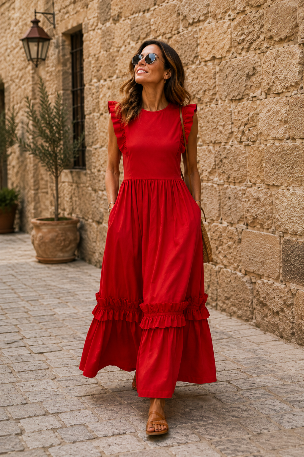 Vestido Bombai Rojo