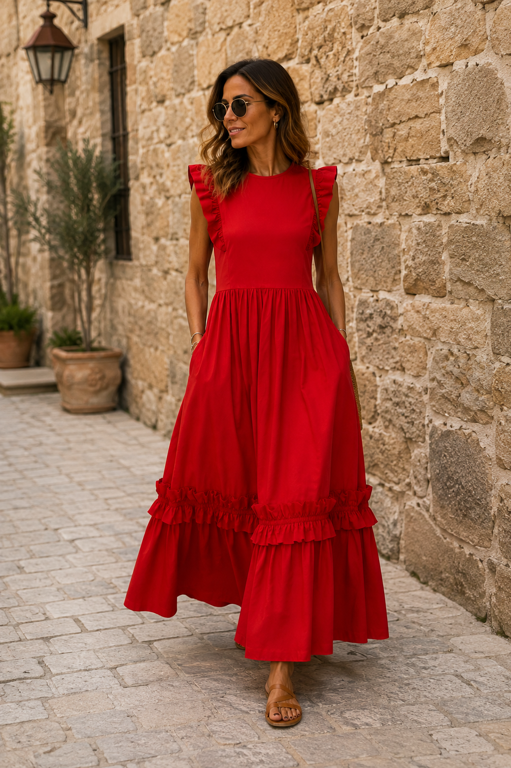 Vestido Bombai Rojo