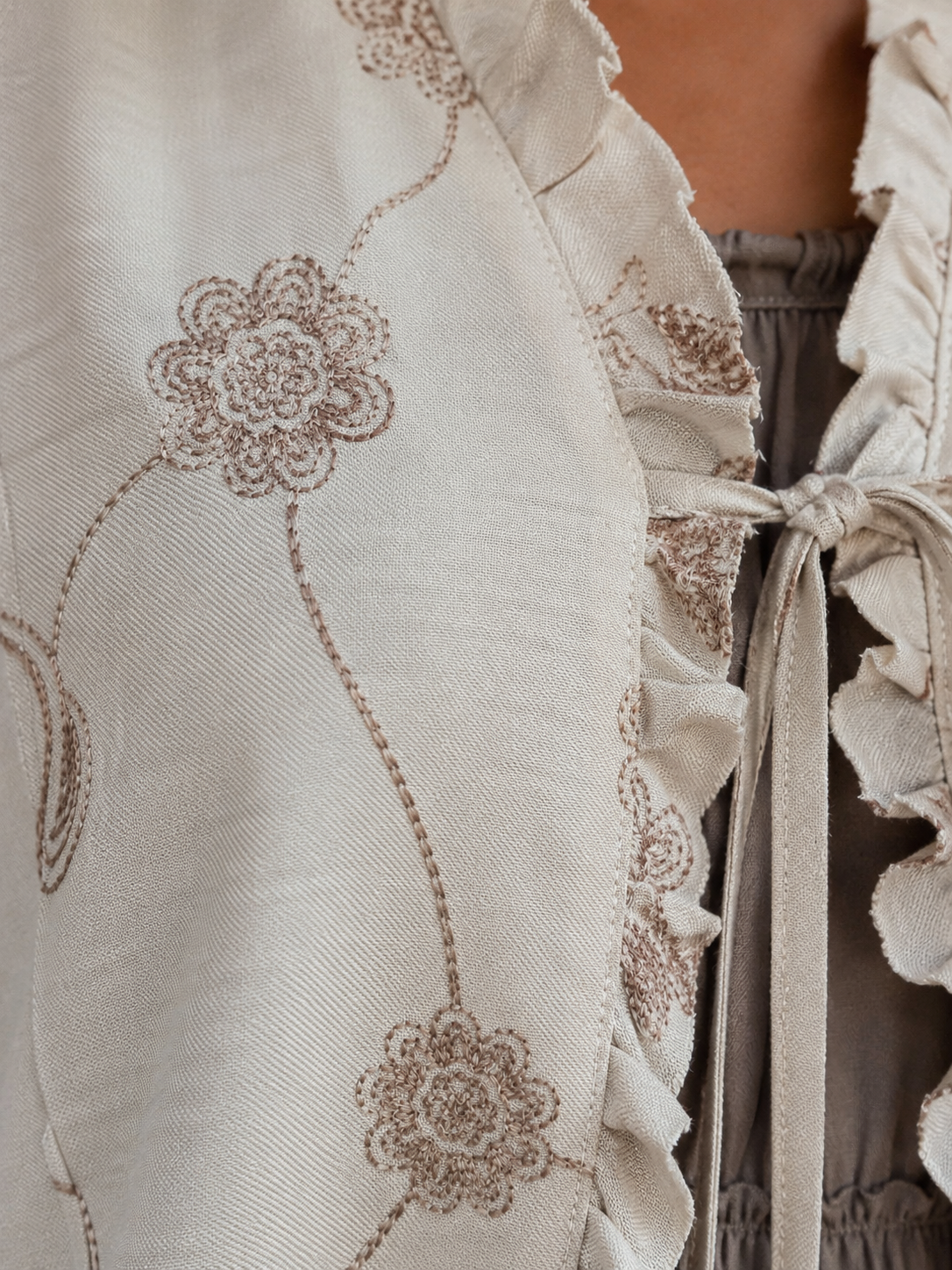 Tapado Málaga Beige Flores