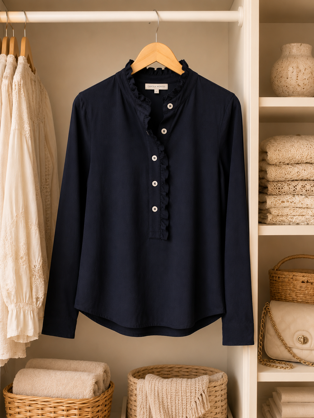 Polera Luz Azul Marino
