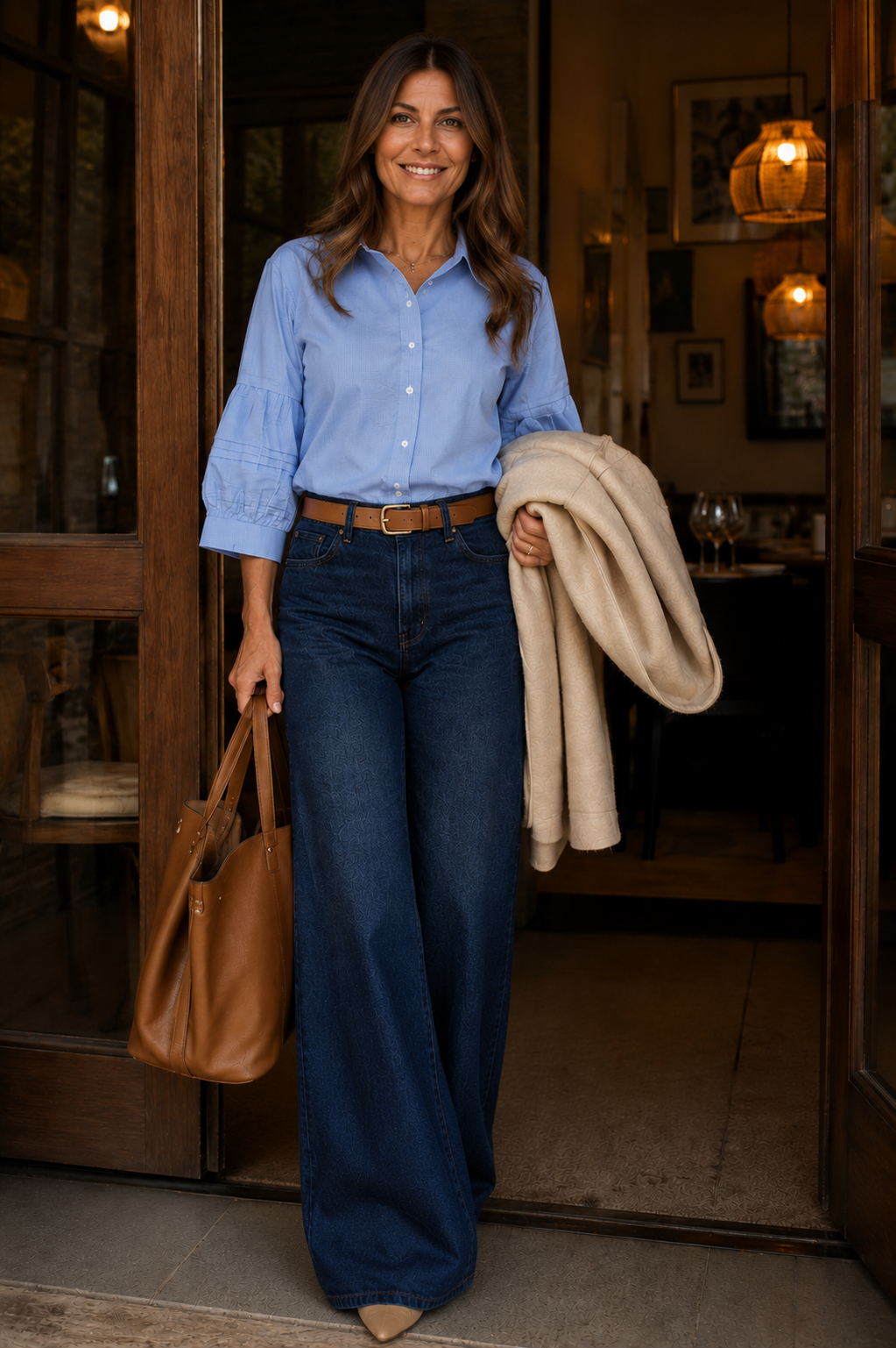 Blusa Margó Celeste