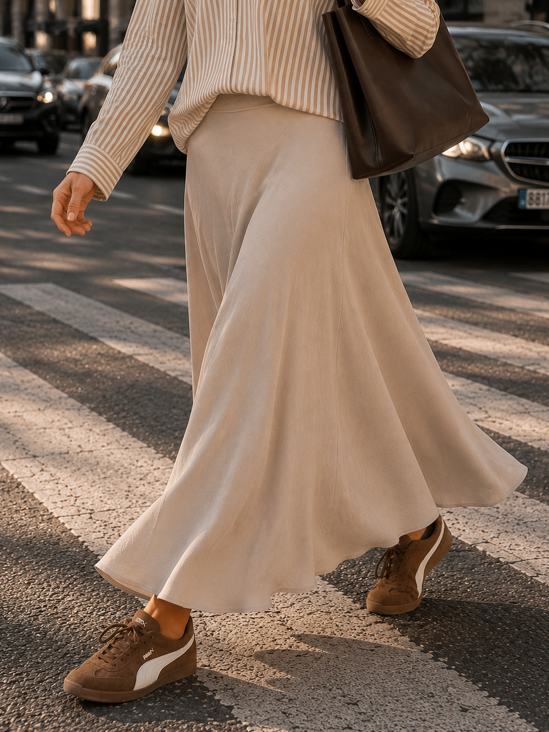 Pollera Carolina Beige