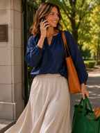 Blusa Toledana Azul