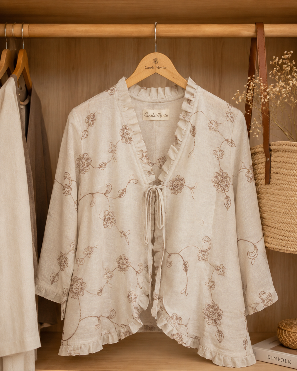 Tapado Málaga Beige Flores