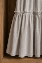 Vestido Cotton Gris Perla — Algodón Pima Premium | Carola Montes