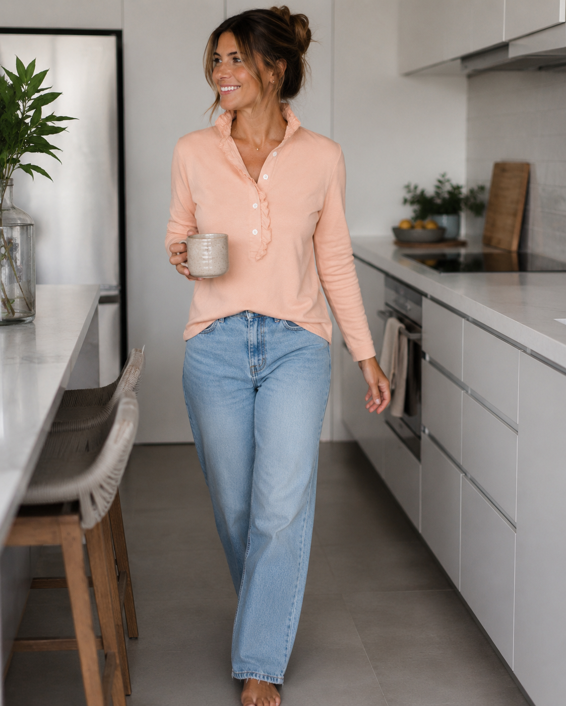 Polera Luz Rosada