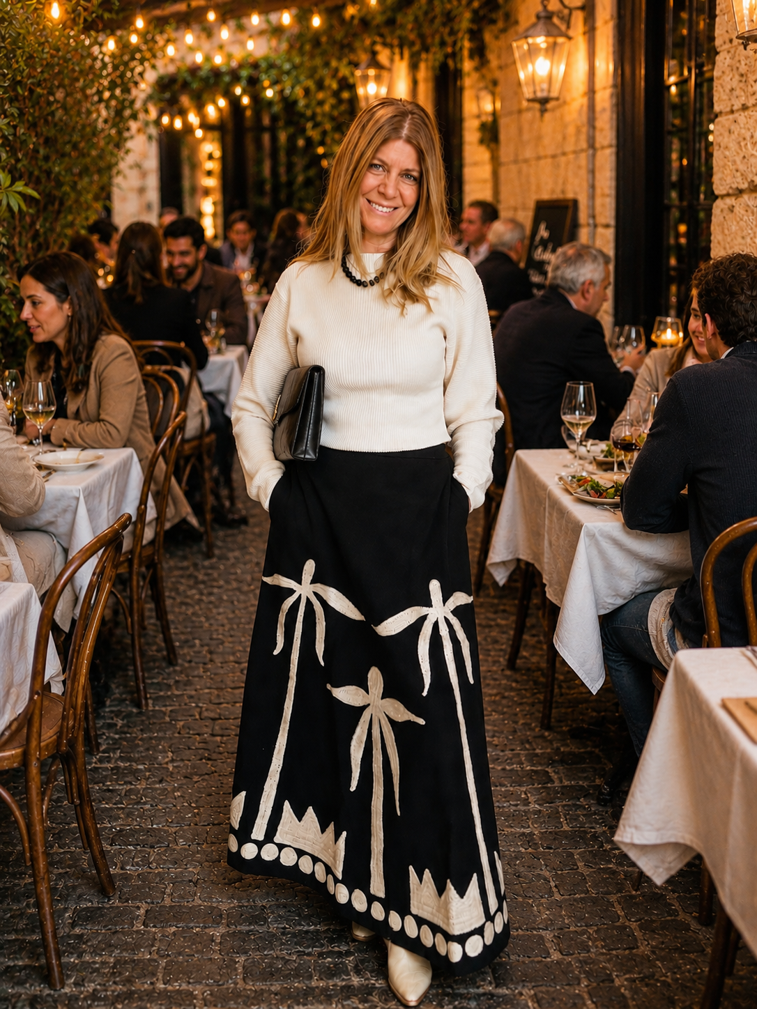 Pollera Palmeras