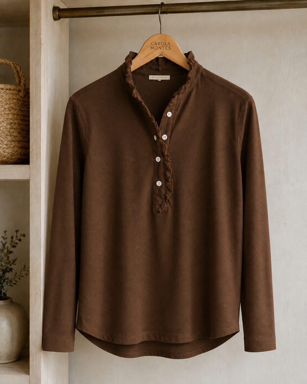 Polera Luz Café