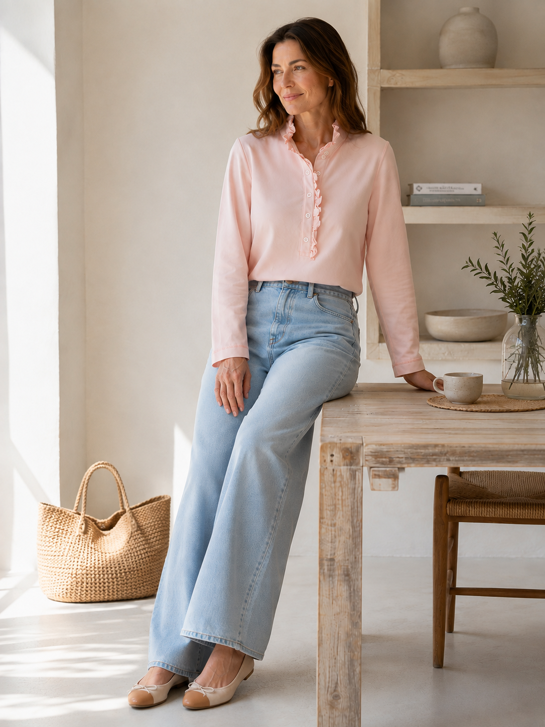 Polera Luz Rosada