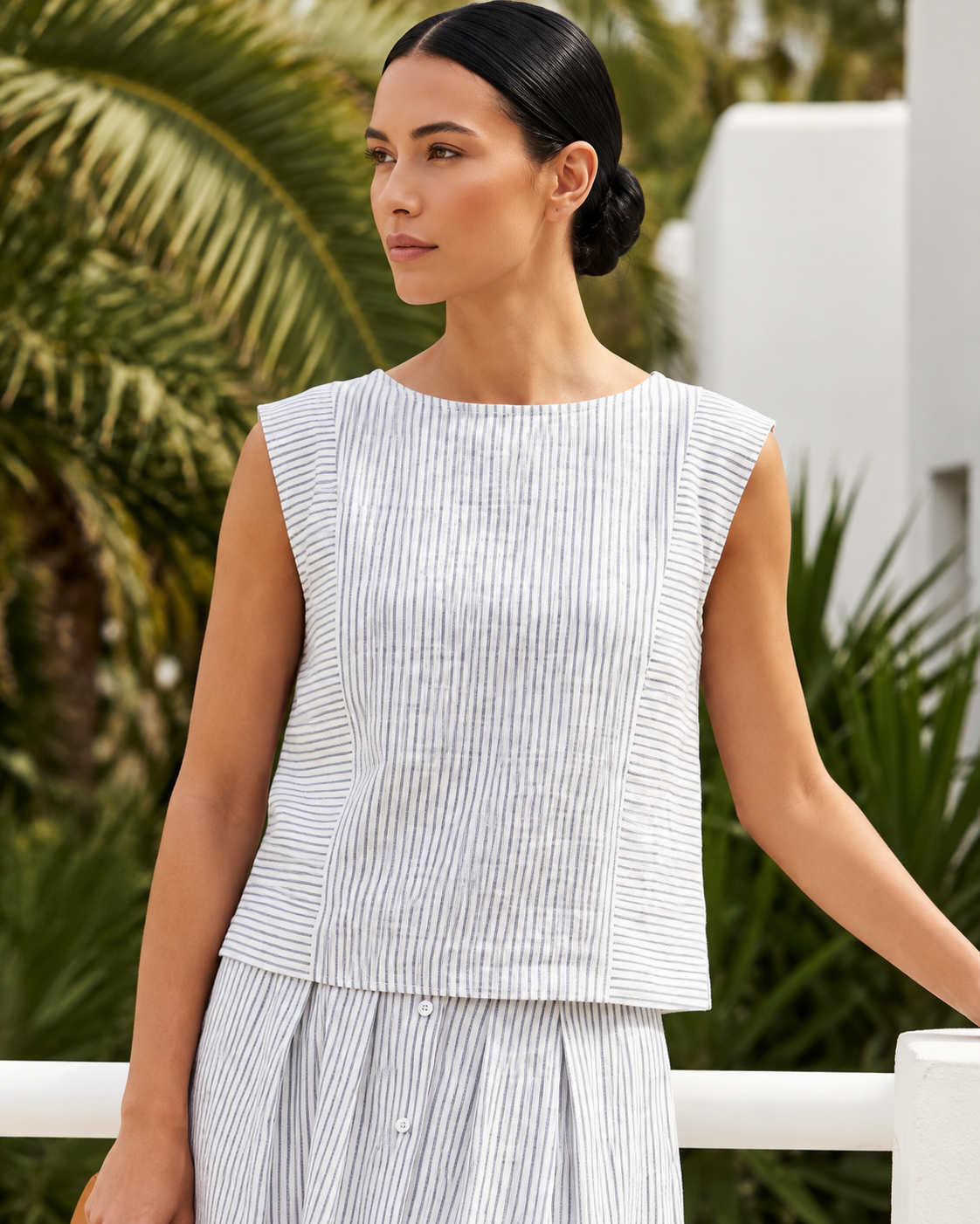 Conjunto Alicante Blanco/Negro