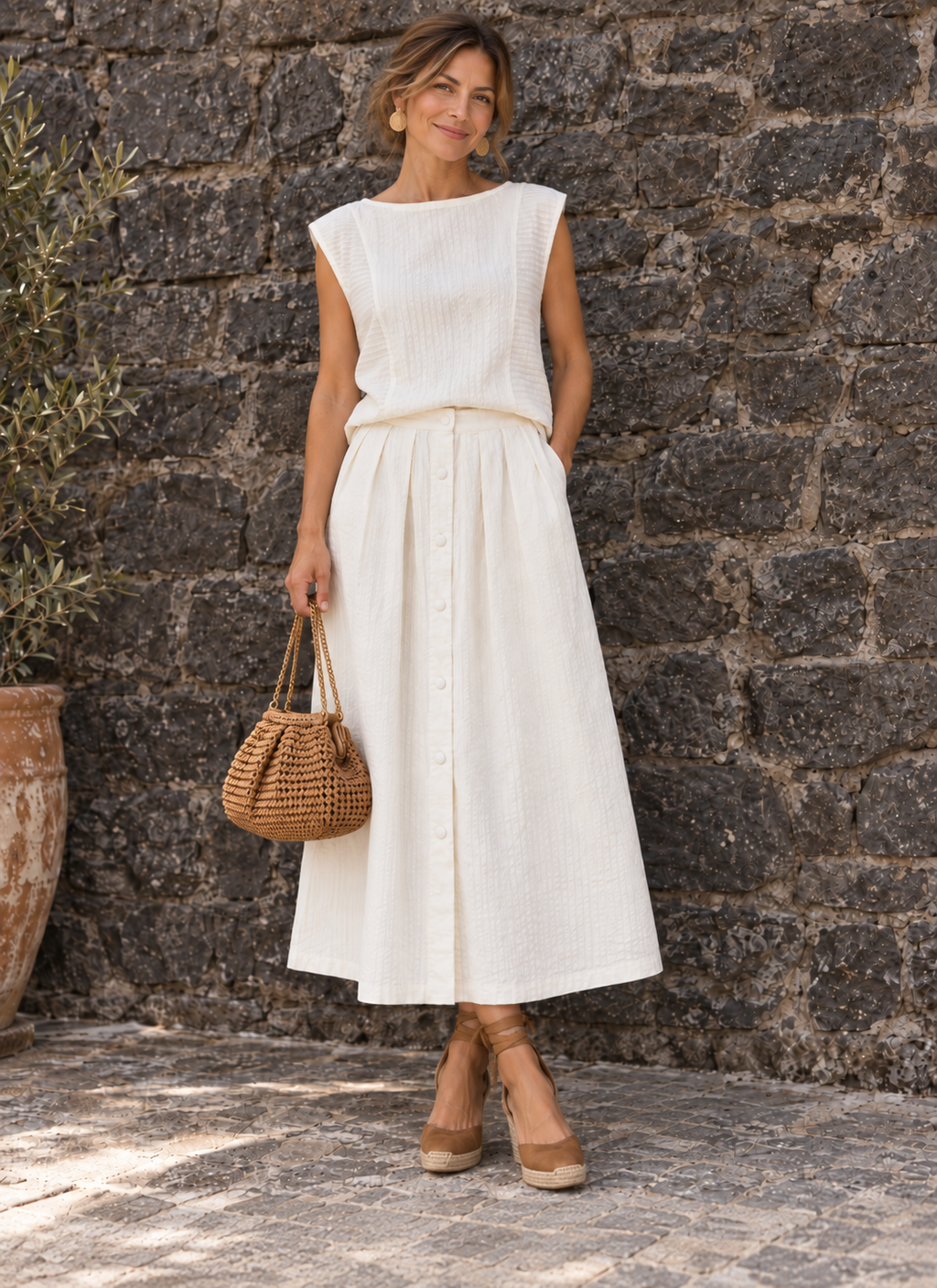 Conjunto Alicante Crudo