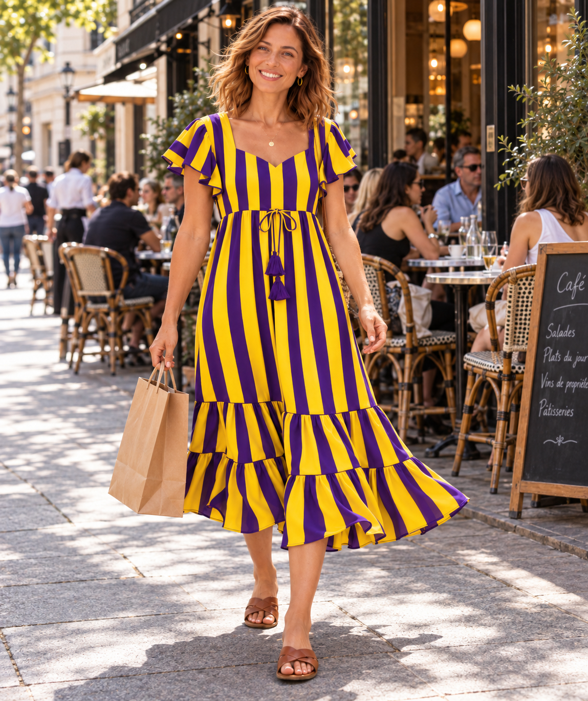 Vestido Uma Líneas