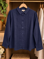 Blusa Pascuala Azul Marino