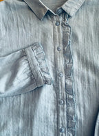 Blusa Aura  Celeste Ceniza