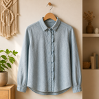 Blusa Aura  Celeste Ceniza