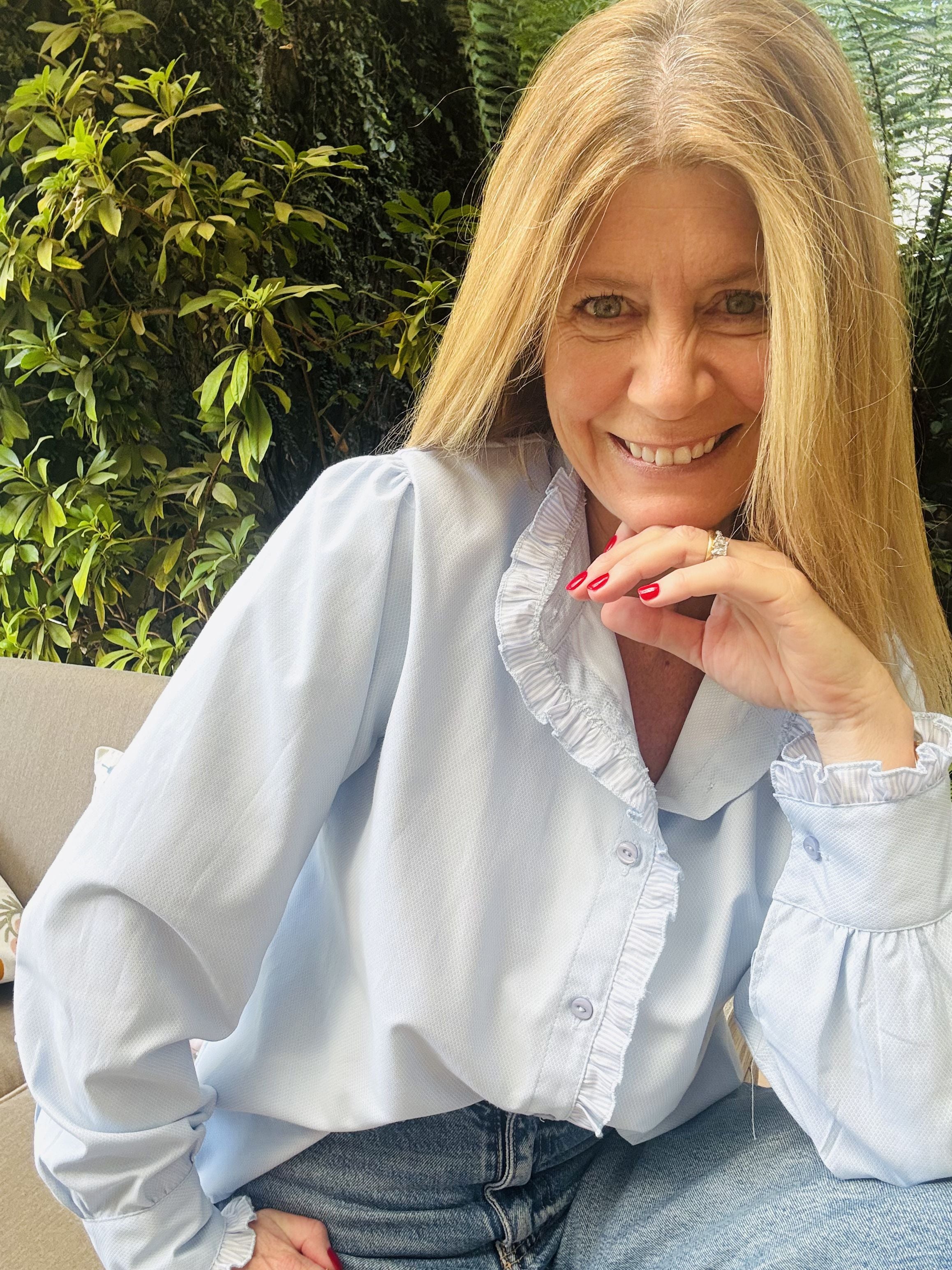 Blusa Carola Celeste