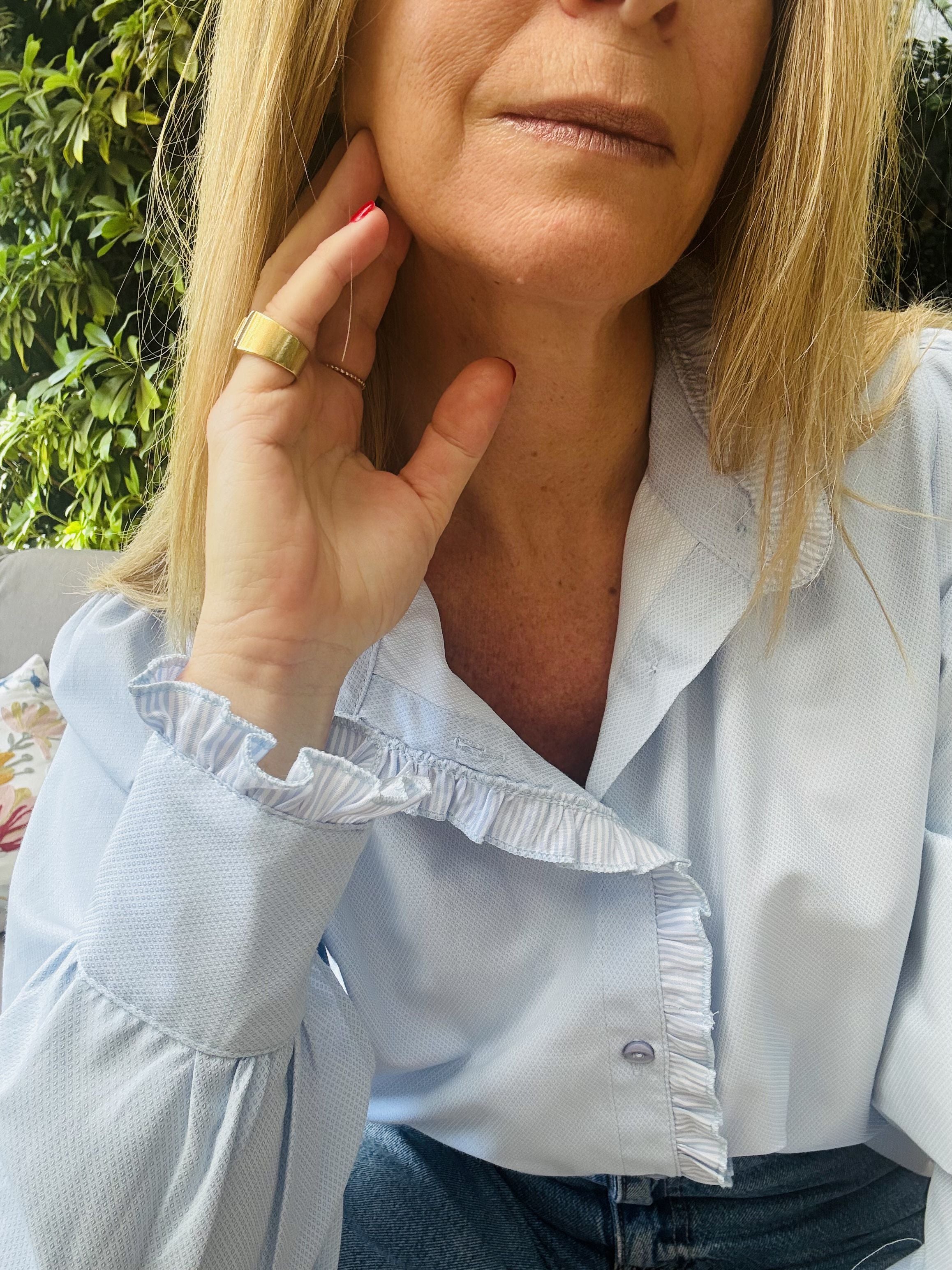 Blusa Carola Celeste