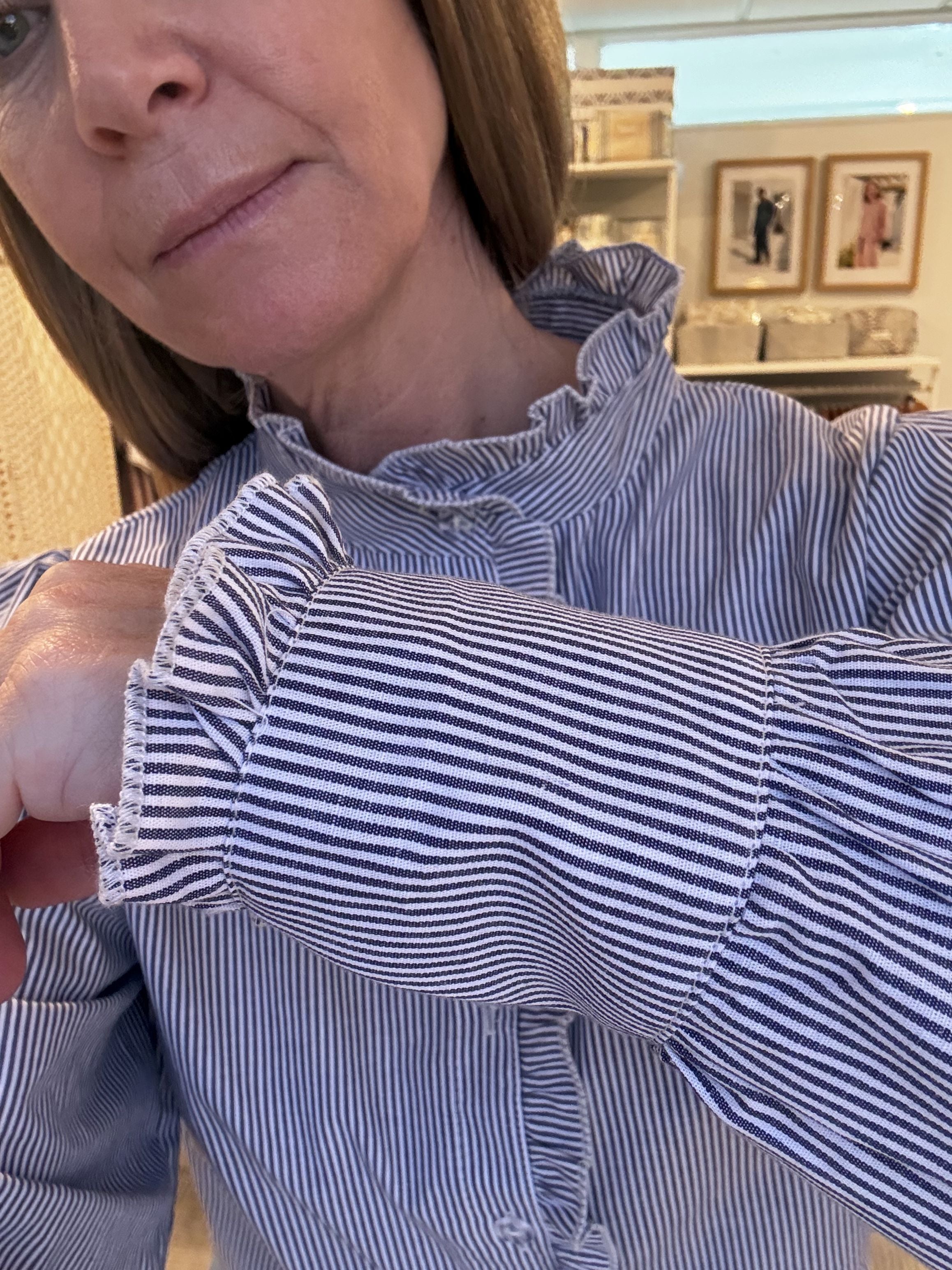 Blusa Carola Líneas Azules