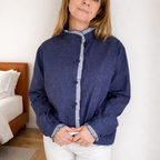 Blusa Carola Azul Puntitos