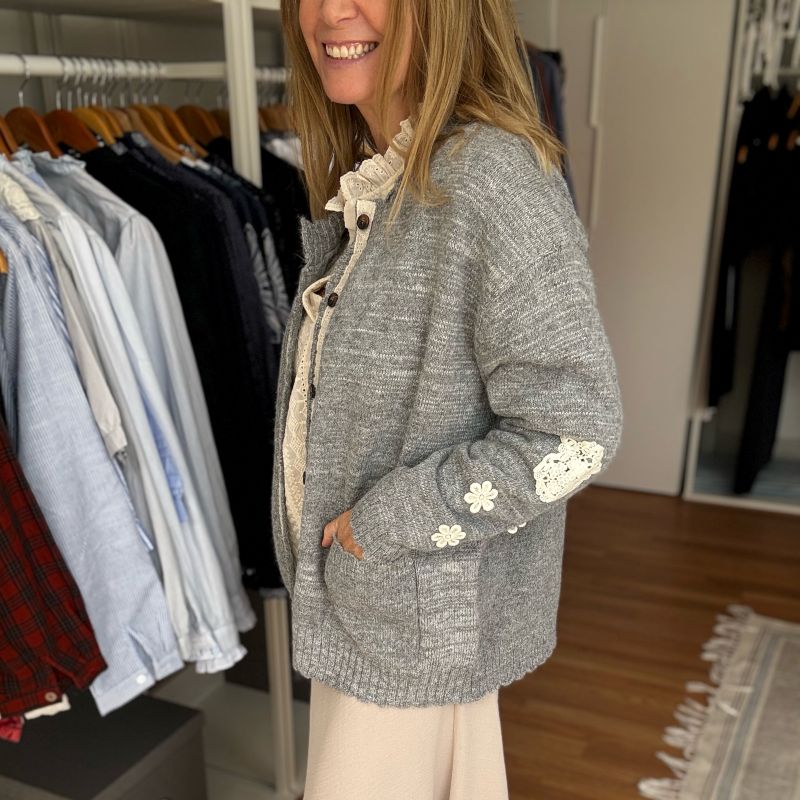 Chaleco Delicado Ceniza