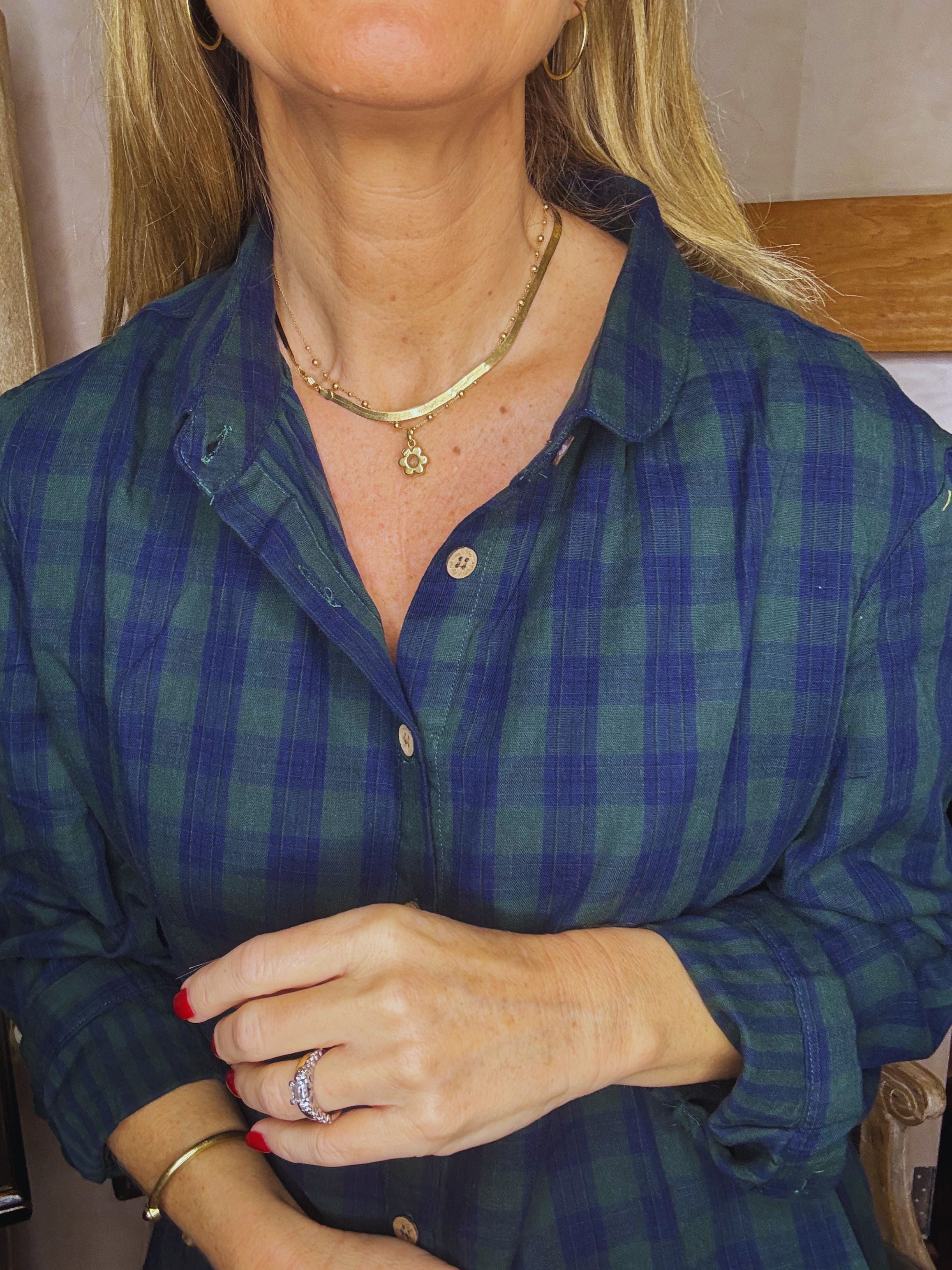 Blusa Country Azul