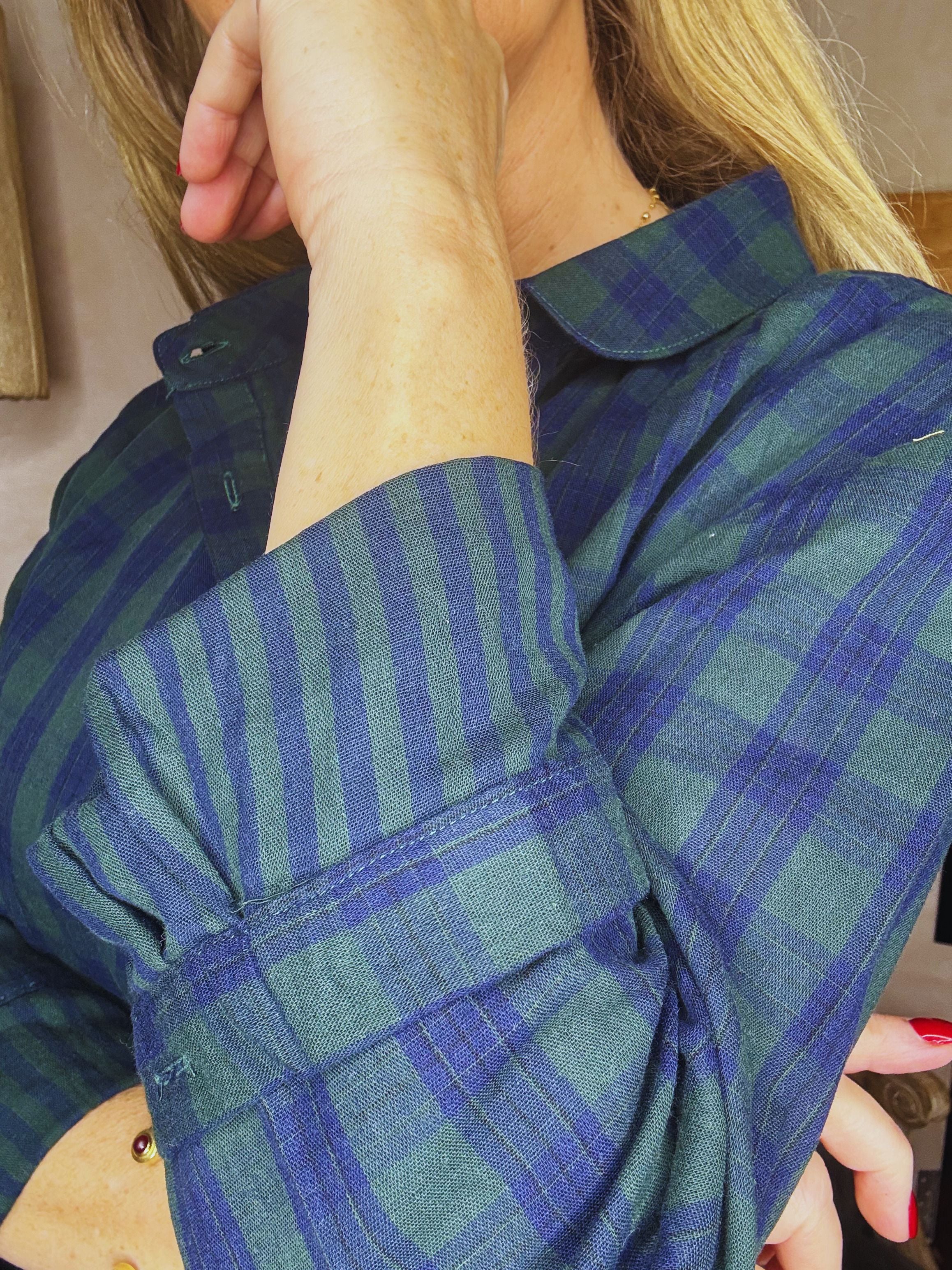 Blusa Country Azul