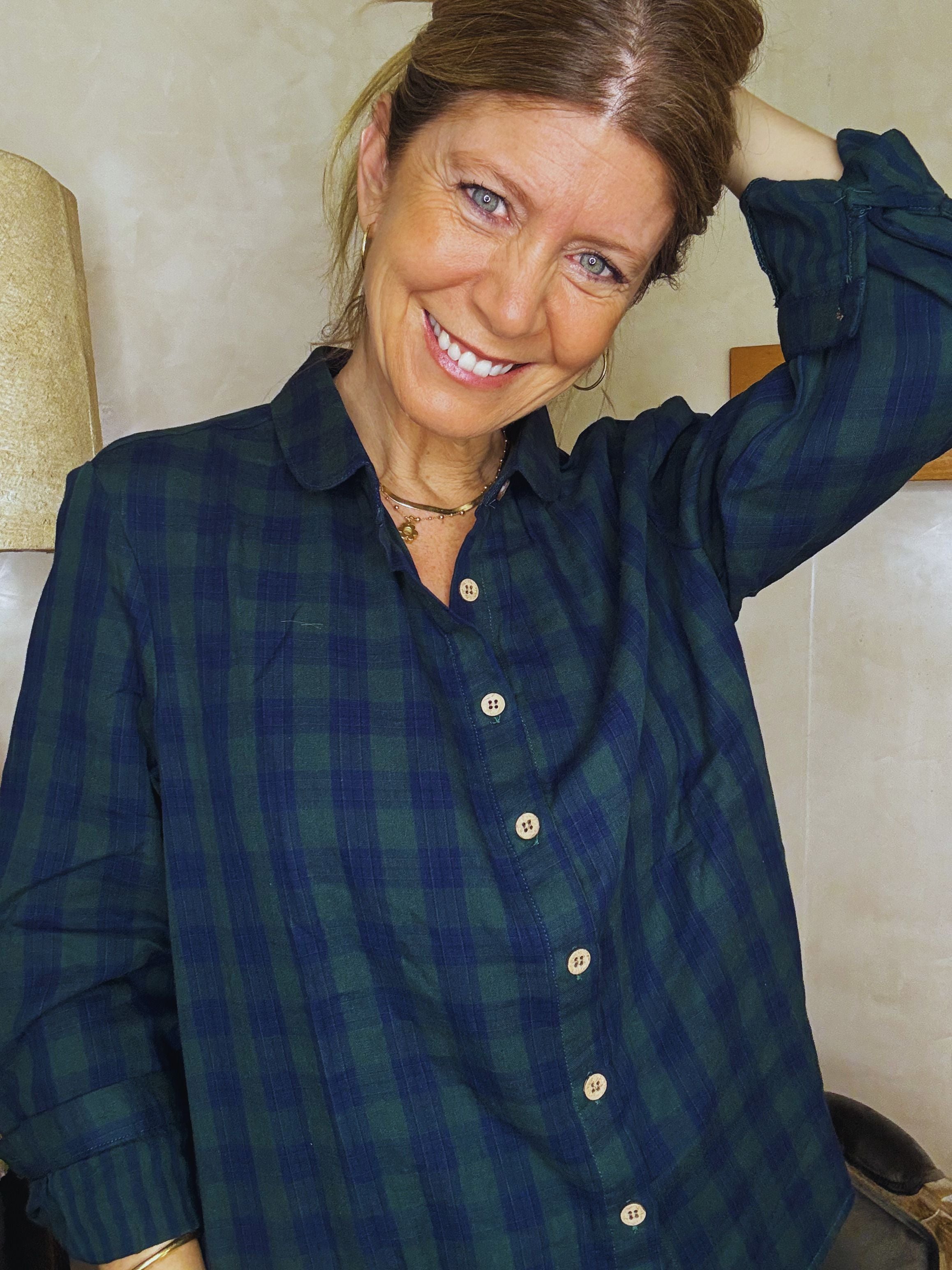 Blusa Country Azul