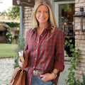 Blusa Country Roja