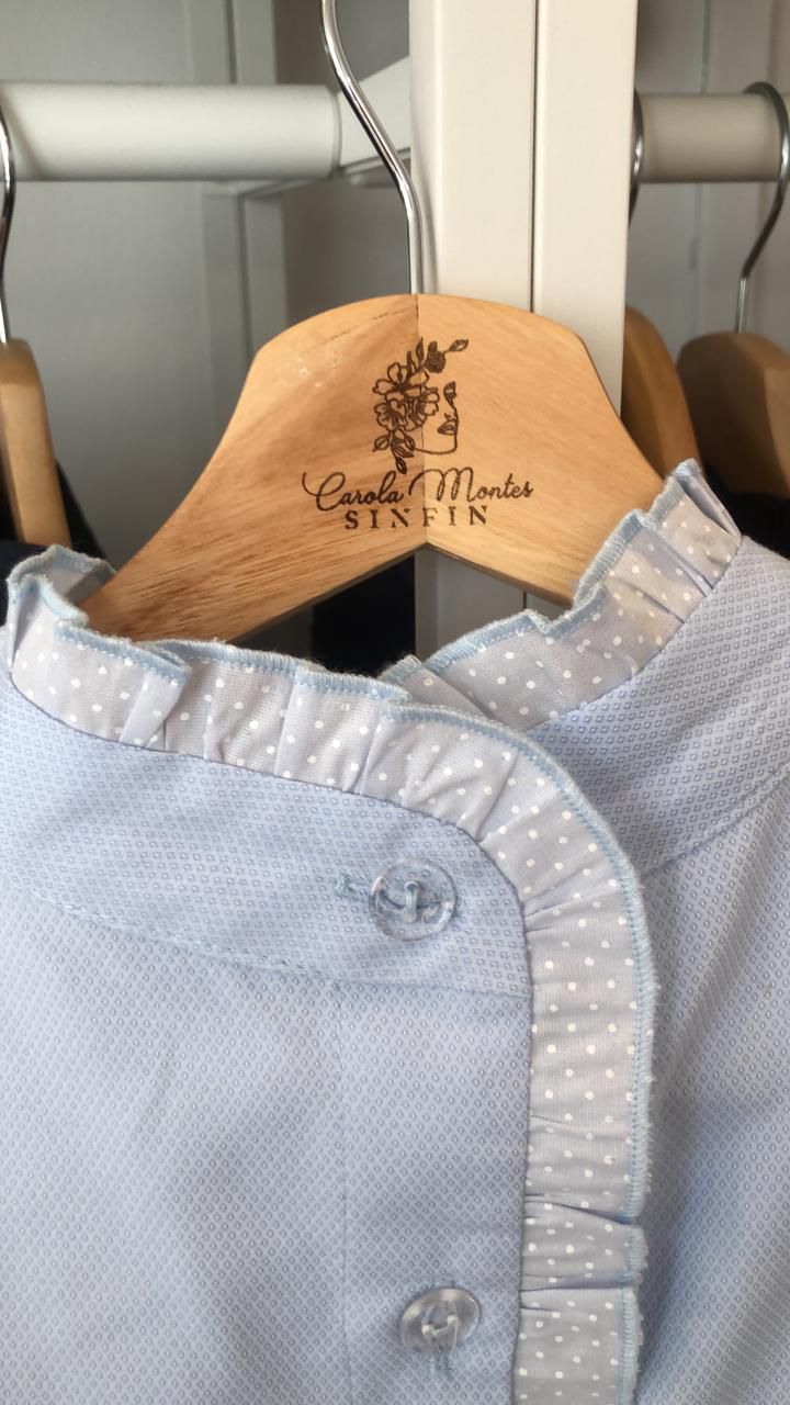 Blusa Carola Celeste