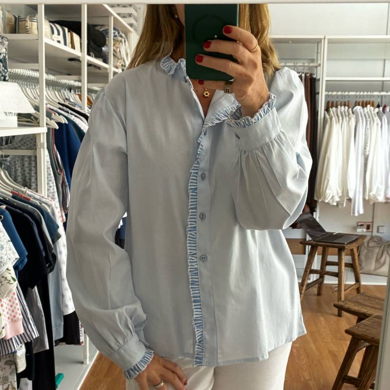 Blusa Carola Celeste II image 2