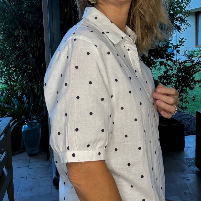 Blusa Lunares Azul image 1