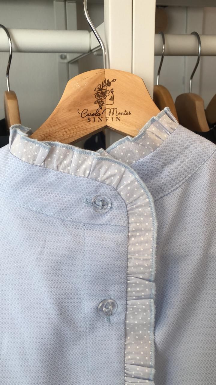 Blusa Carola Celeste