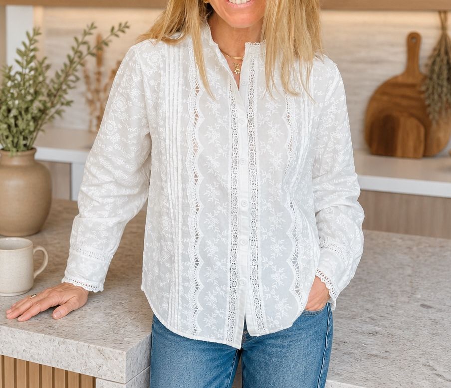 Blusa Lucía Blanca