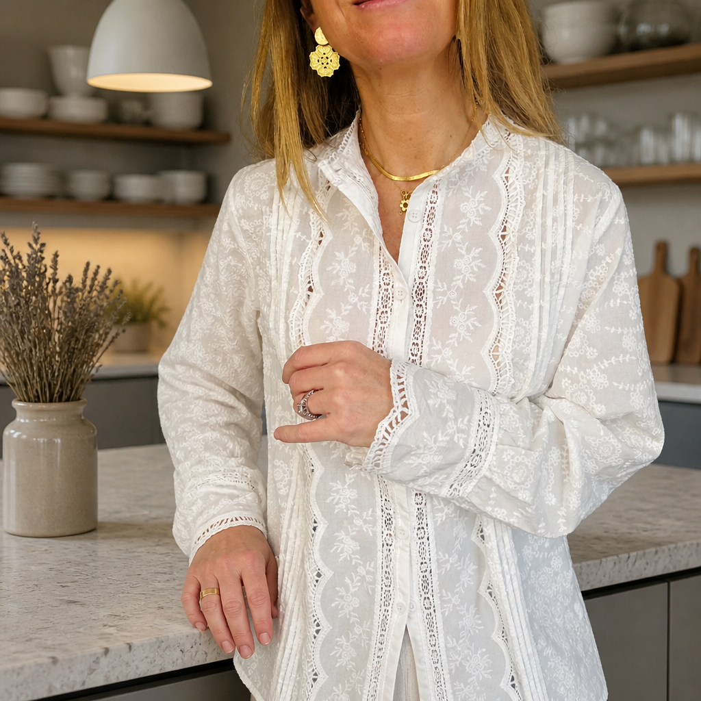 Blusa Lucía Blanca