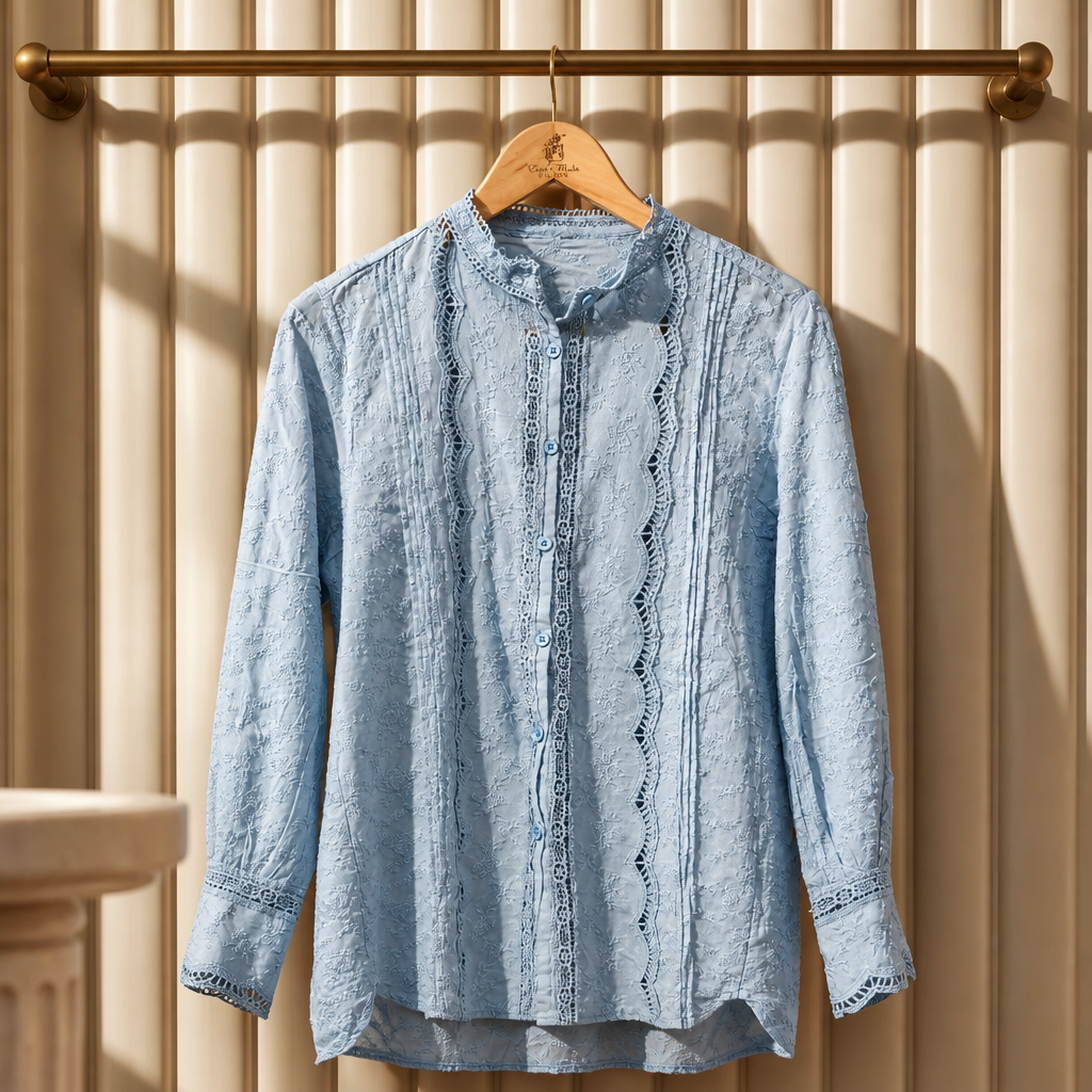 Blusa Lucía Celeste