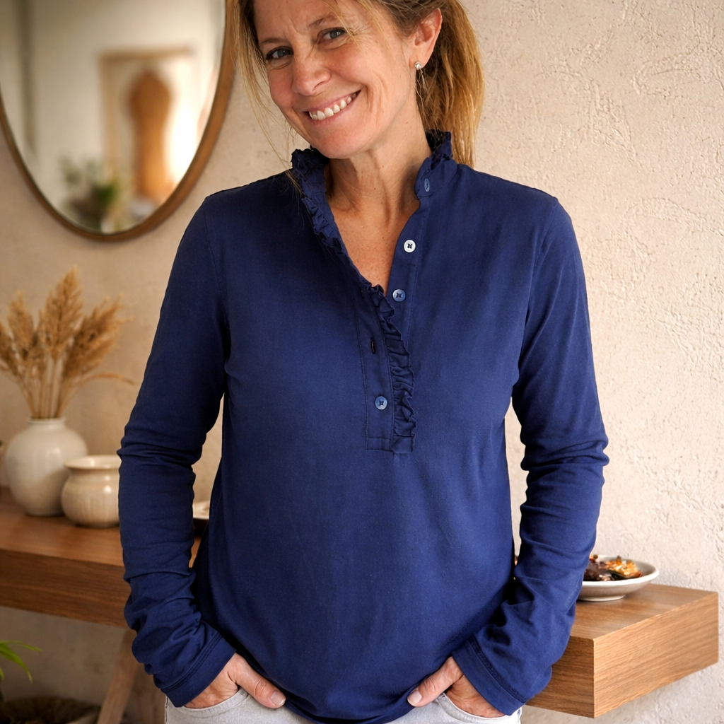 Polera Luz Azul Navy