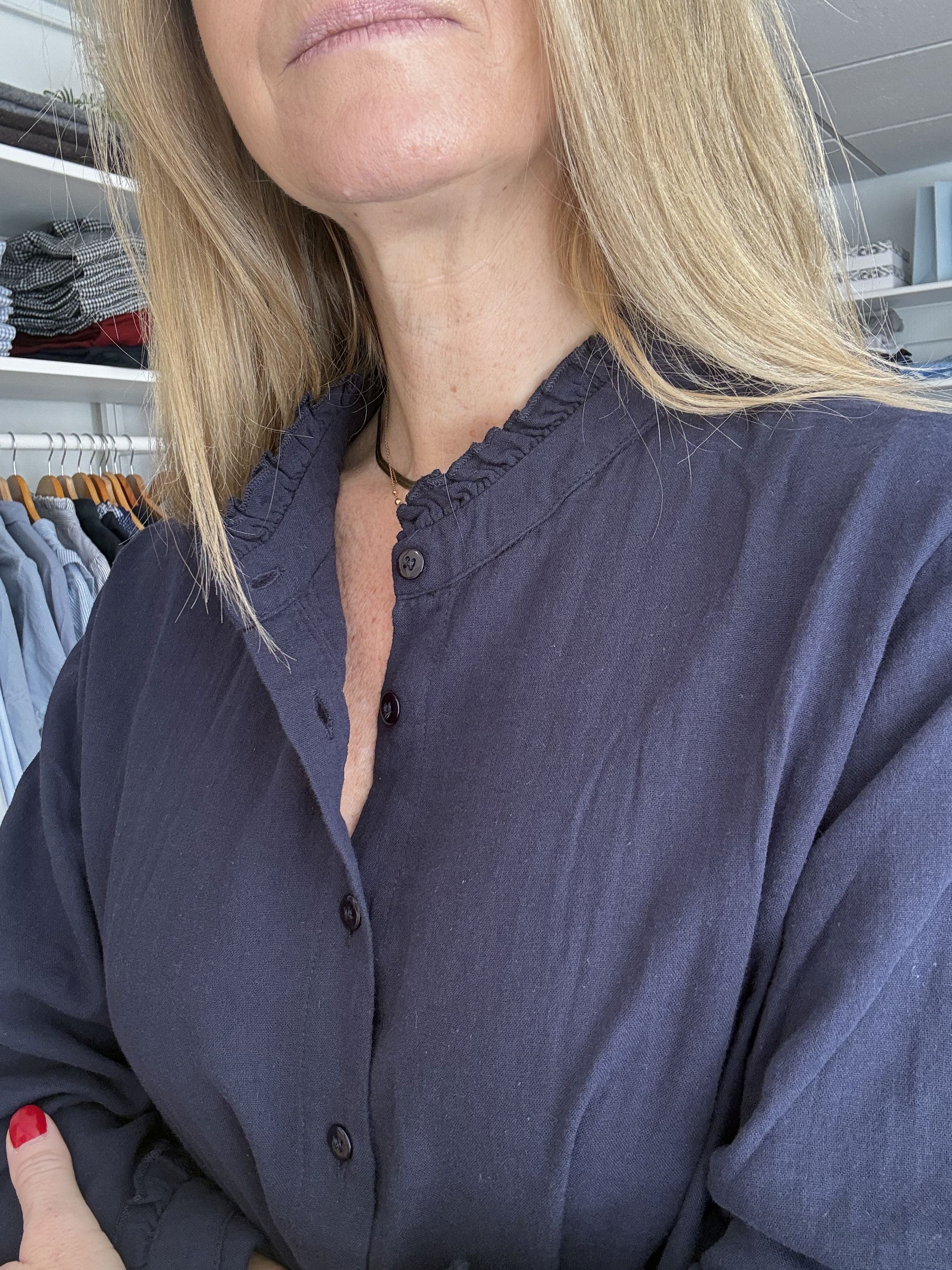 Blusa Margarita Azul
