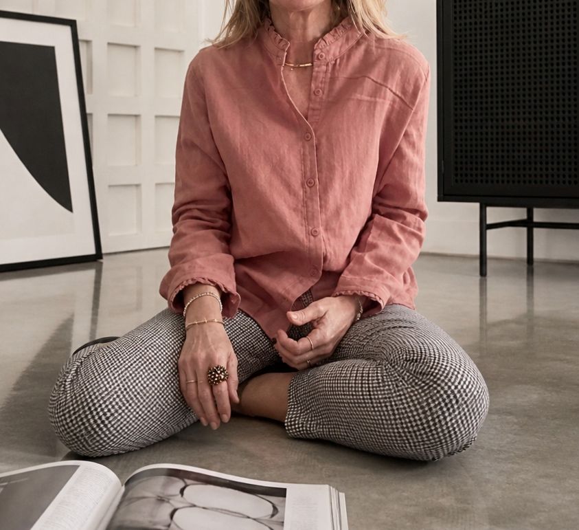 Blusa Margarita Rosa Viejo