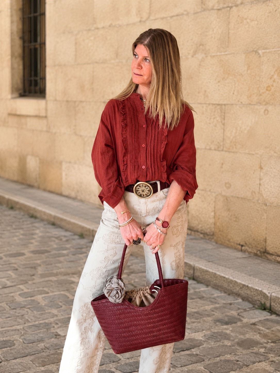 Blusa Panchita Terracota