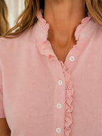 Polera Luz Rosada Manga Corta