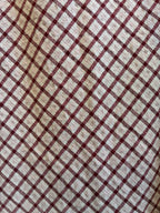 Pollera Escocesa Burdeo/Rosa