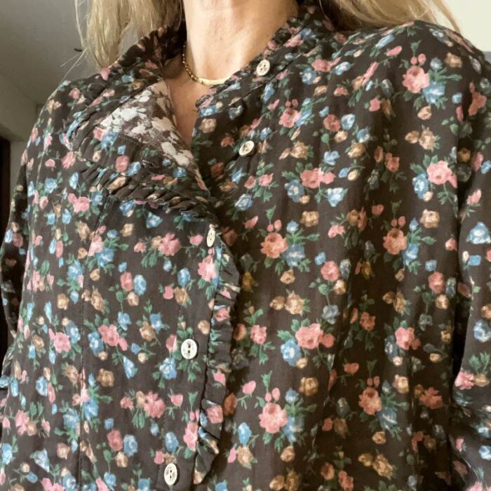 Blusa Jacinta Café - Imagen 2